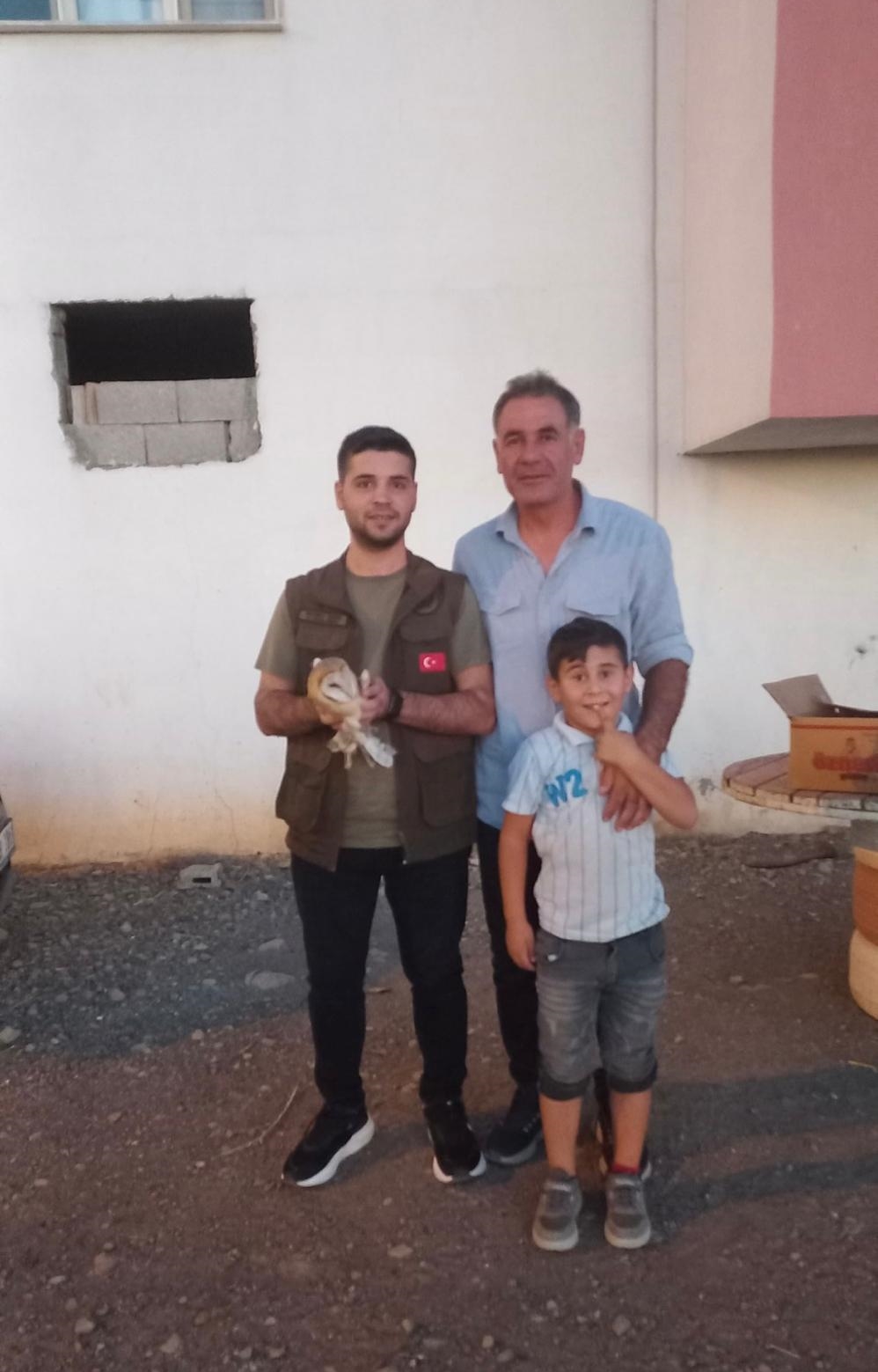 Şırnak'ta yaralı baykuş tedavi altına alındı