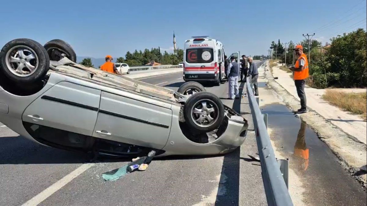 Burdur-Fethiye kara yolunda kaza: 2 yaralı