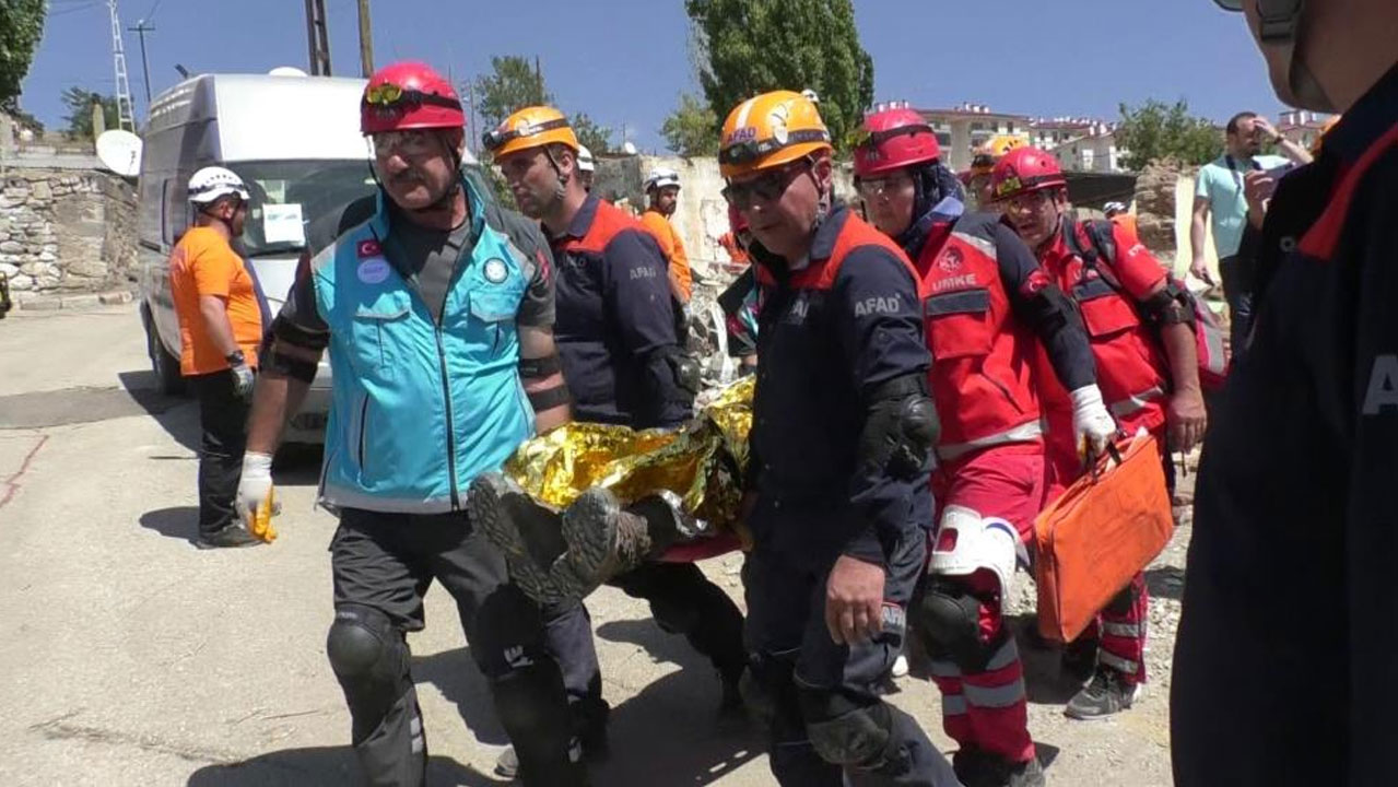 Erzurum’da gerçeğini aratmayan tatbikat