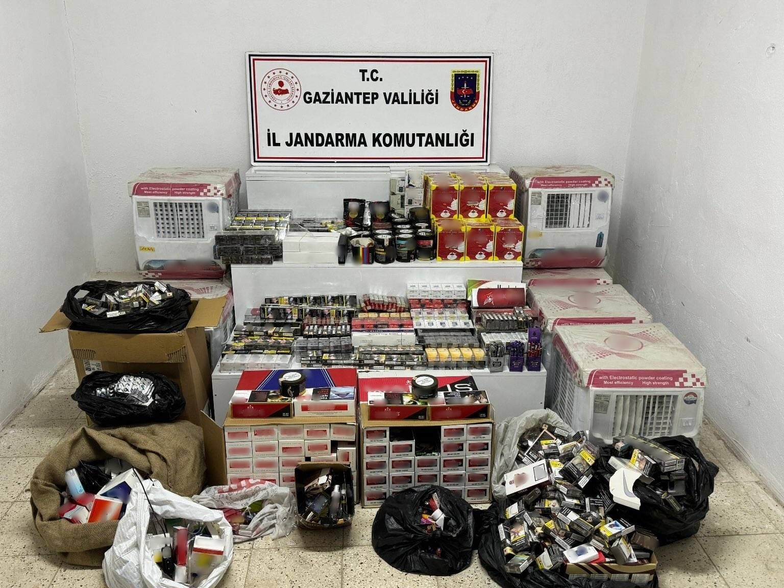 Gaziantep'te kaçakçılık operasyonu