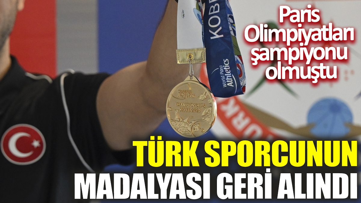 Paris Olimpiyatları şampiyonu Türk sporcunun madalyası geri alındı