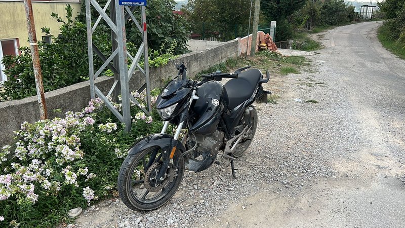 Sinop'ta motosikletli kaza