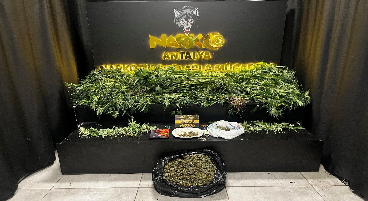 Antalya'da onlarca zehir taciri yakalandı