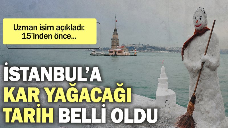 İstanbul'a kar yağacağı tarihi uzman isim açıkladı: 15'inden önce...