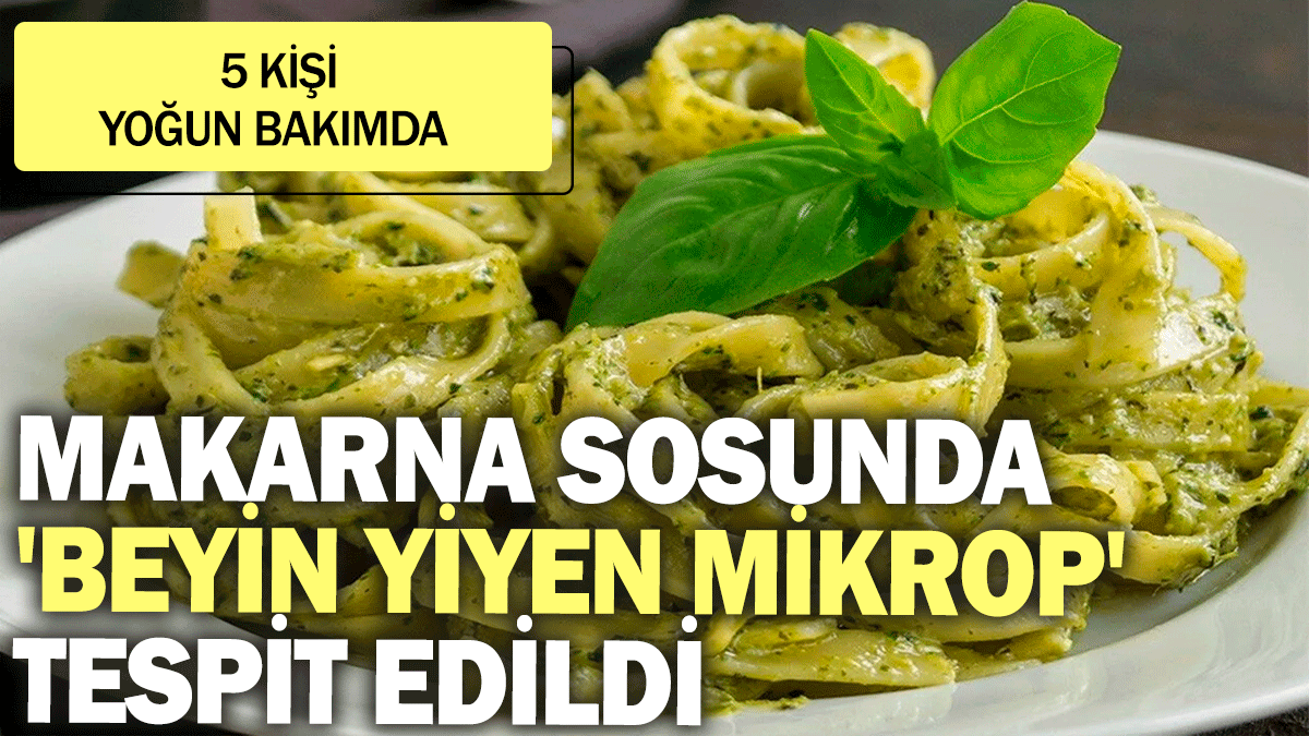 Makarna sosunda 'beyin yiyen mikrop' tespit edildi: 5 kişi yoğun bakımda