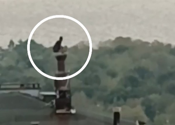 Samsun'da cezaevi firarisi çatıda yakalandı