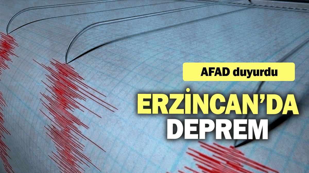 SON DAKİKA! Erzincan'da deprem (13.09.2024)