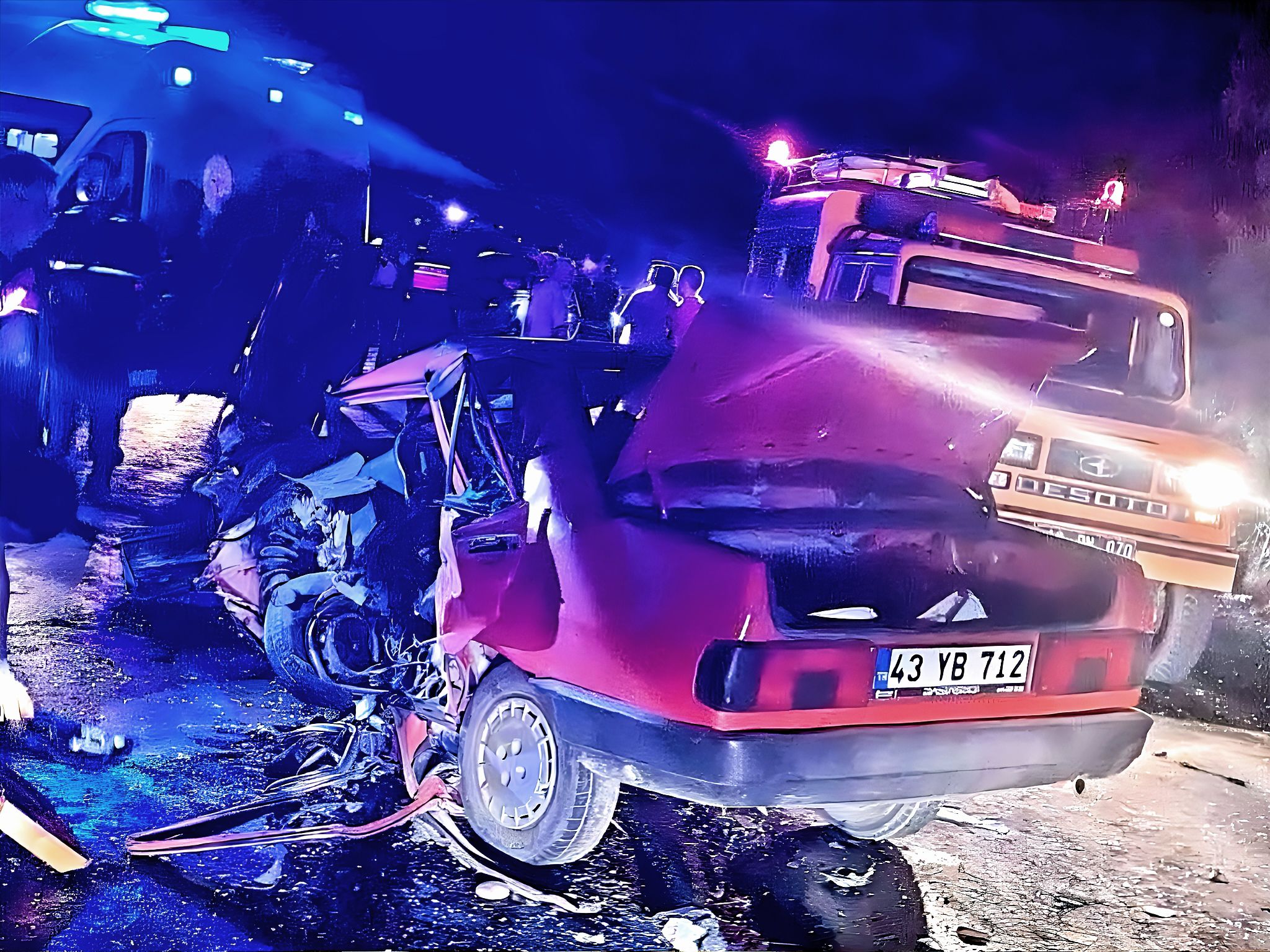 Kütahya'da otomobiller çarpıştı: 1 ölü