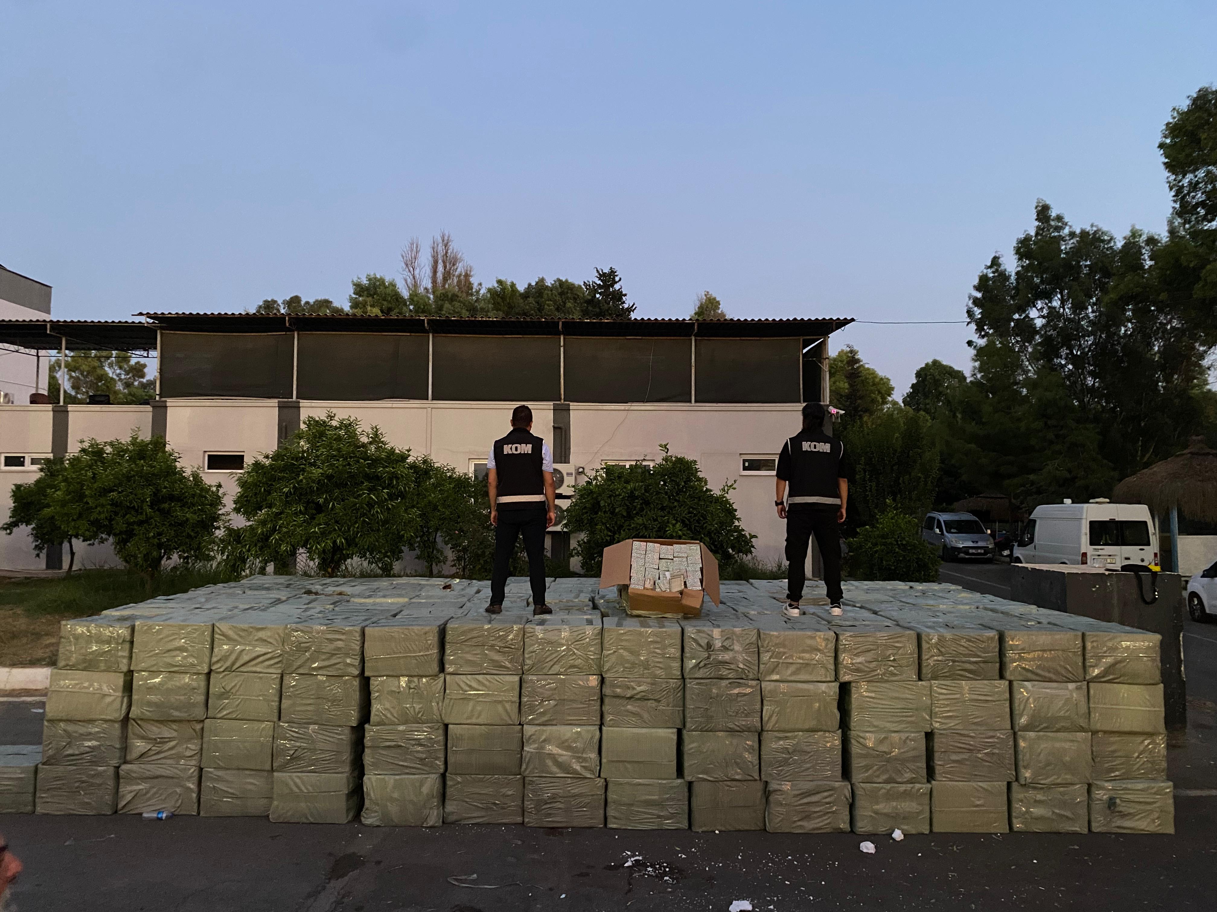 Mersin'de kaçakçılara büyük darbe