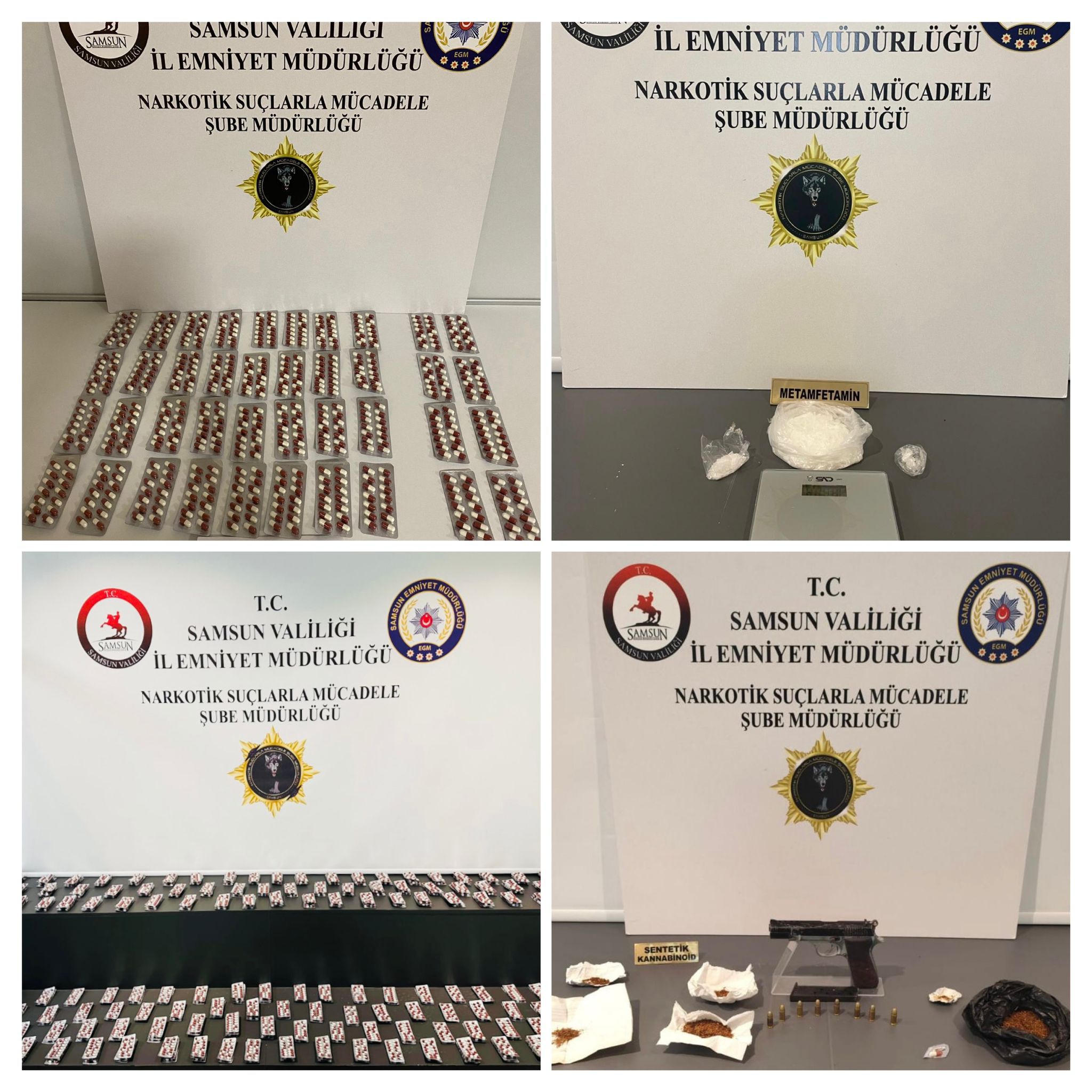 Samsun'da uyuşturucu uygulaması (17 Ekim 2024)