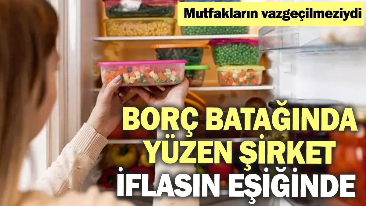 Mutfakların vazgeçilmeziydi! Borç batağında yüzen şirket iflasın eşiğinde