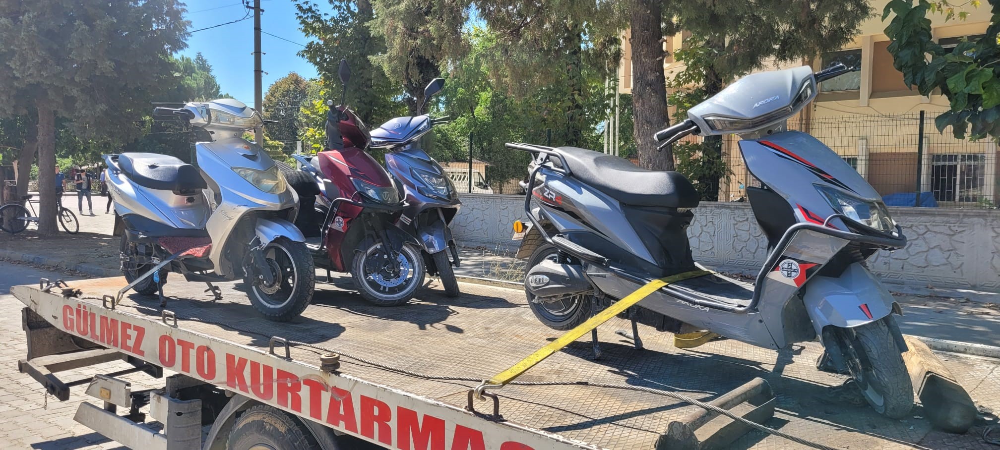 Manisa Kula'da motosiklet trafik denetimi gerçekleştirildi