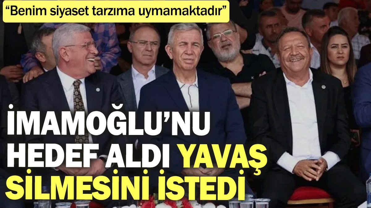 Arslan, İmamoğlu’nu hedef aldı, Yavaş paylaşımı silmesini istedi