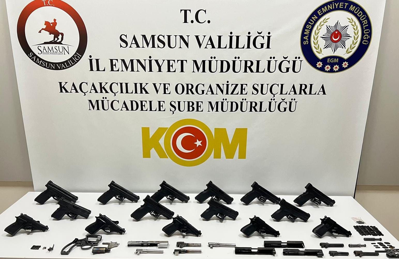 Samsun'da kaçak silah ticareti operasyonu: 2 gözaltı