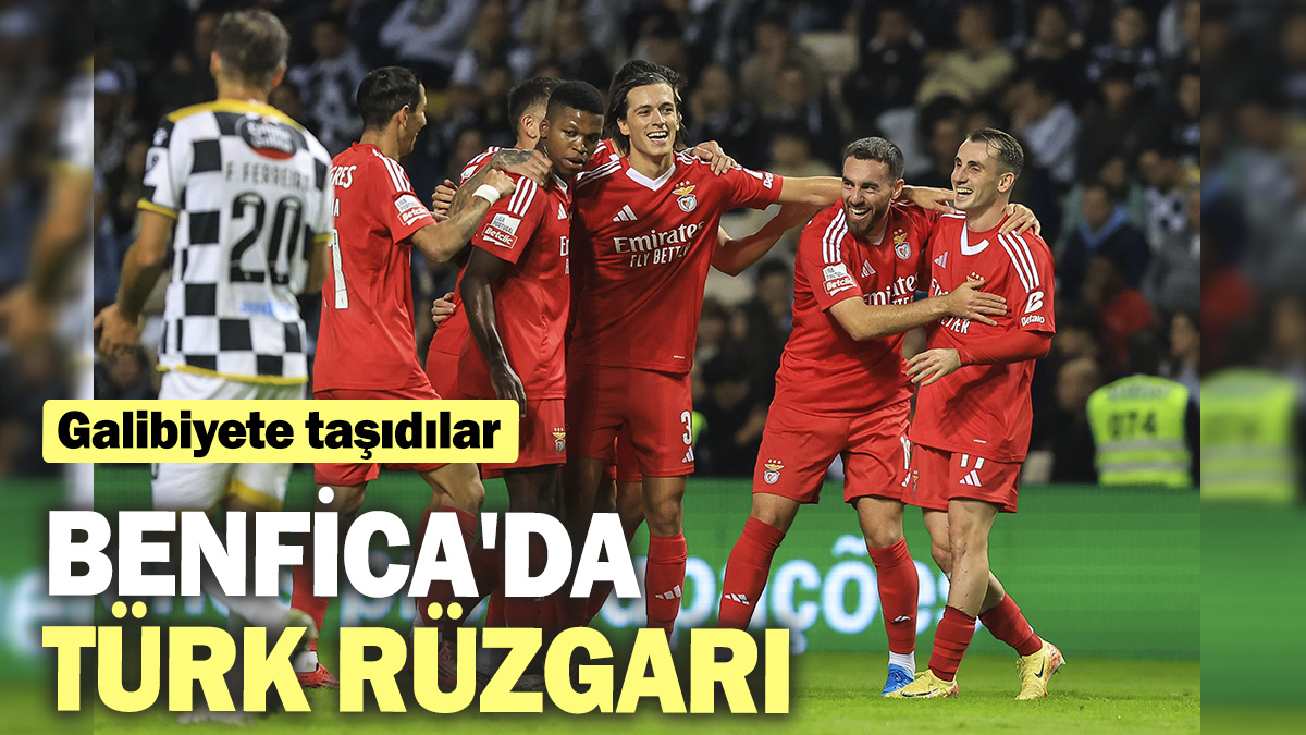 Benfica'da Türk rüzgarı. Galibiyete taşıdılar