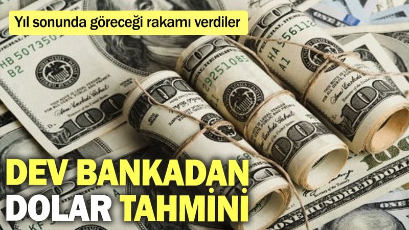 Dev bankadan dolar tahmini: Yıl sonunda göreceği rakamı verdiler