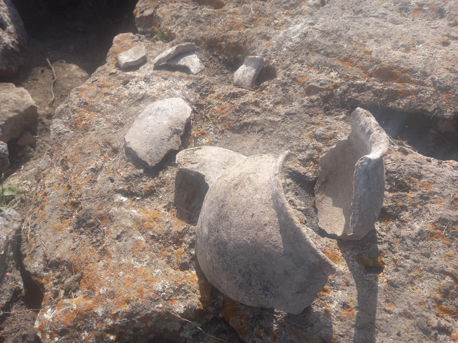 Defineciler bölgeyi talan etti