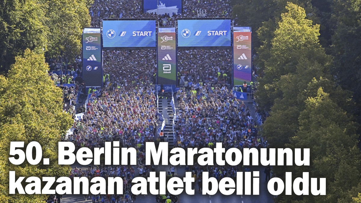 50. Berlin Maratonunu Etyopyalı atlet Milkesa Mengesha kazandı