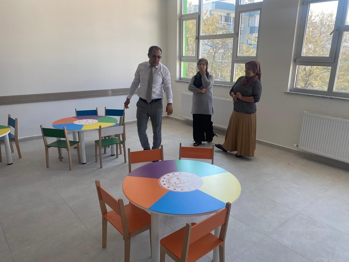 Söke'deki anaokulunda incelemede bulunuldu