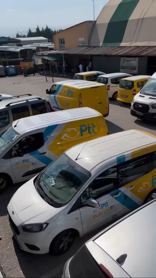 PTT'nin dağıtım araçlarının kullanımına büyük tepki