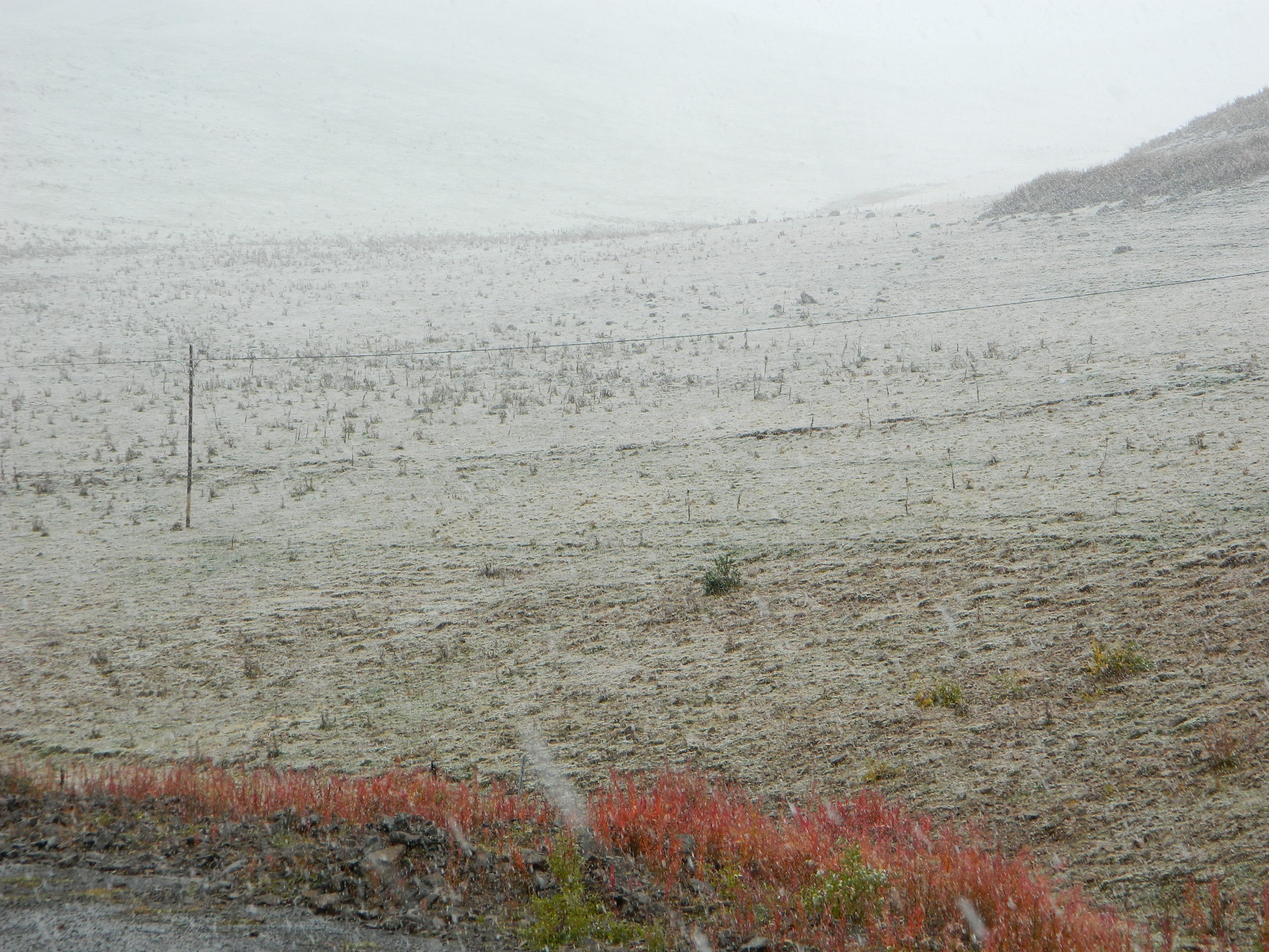 O ile ekim ayında kar yağ yağdı!