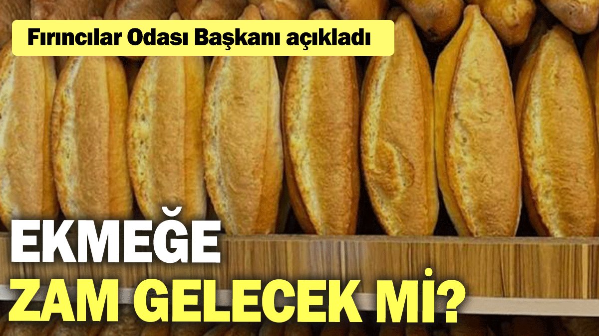 Fırıncılar Odası Başkanı açıkladı: Ekmeğe zam gelecek mi?