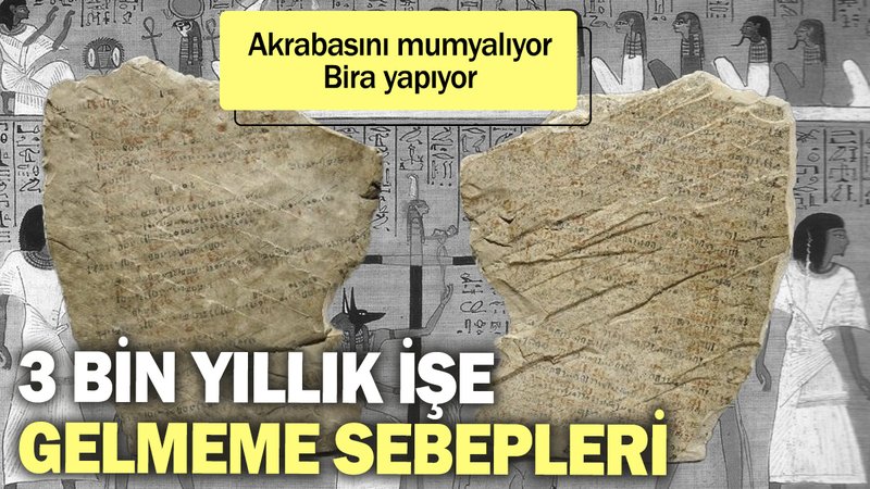 3 bin yıllık işe gelmeme sebepleri