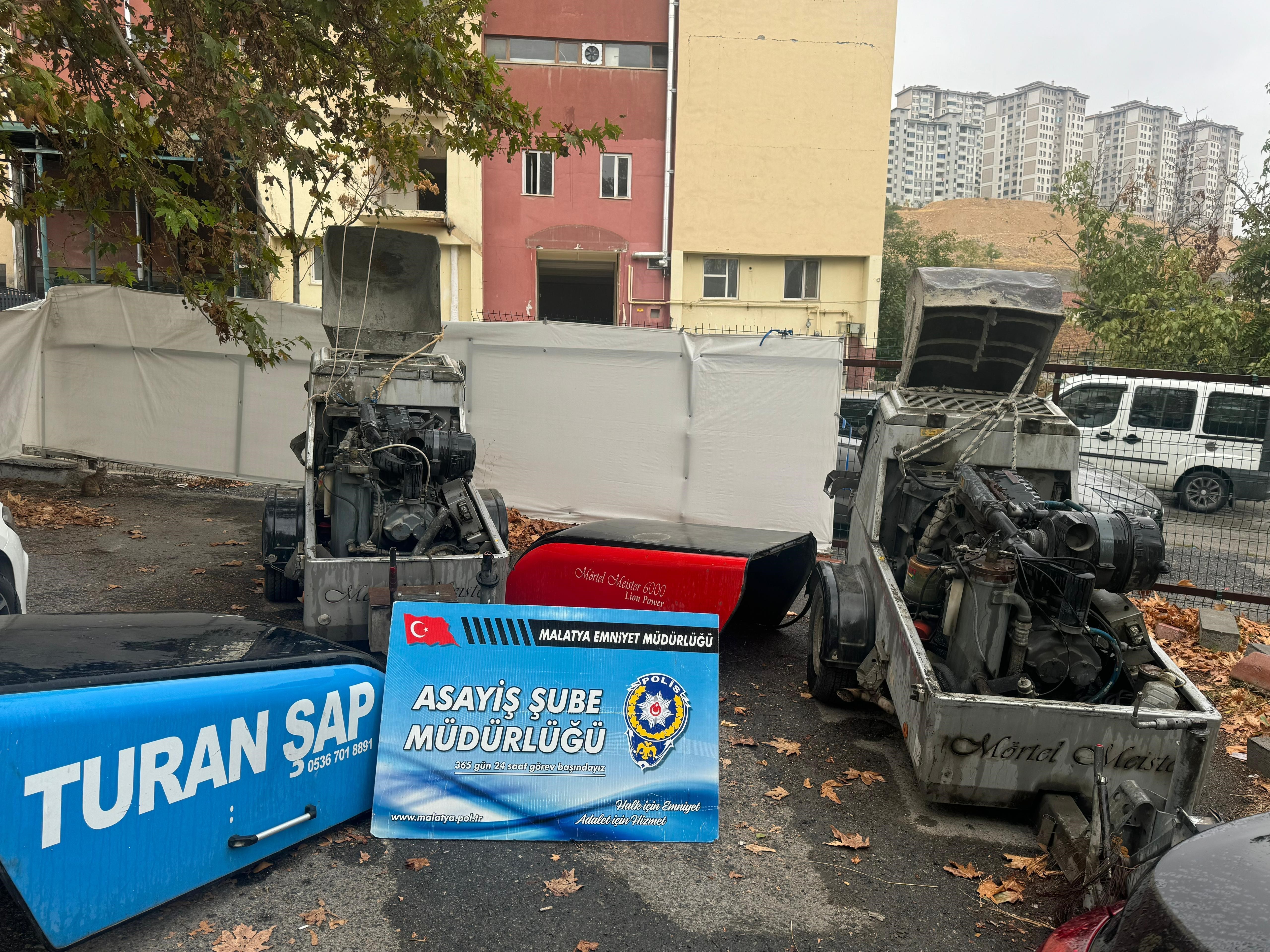 Milyonluk şap makinelerini çalanlar sabıkalı çıktı