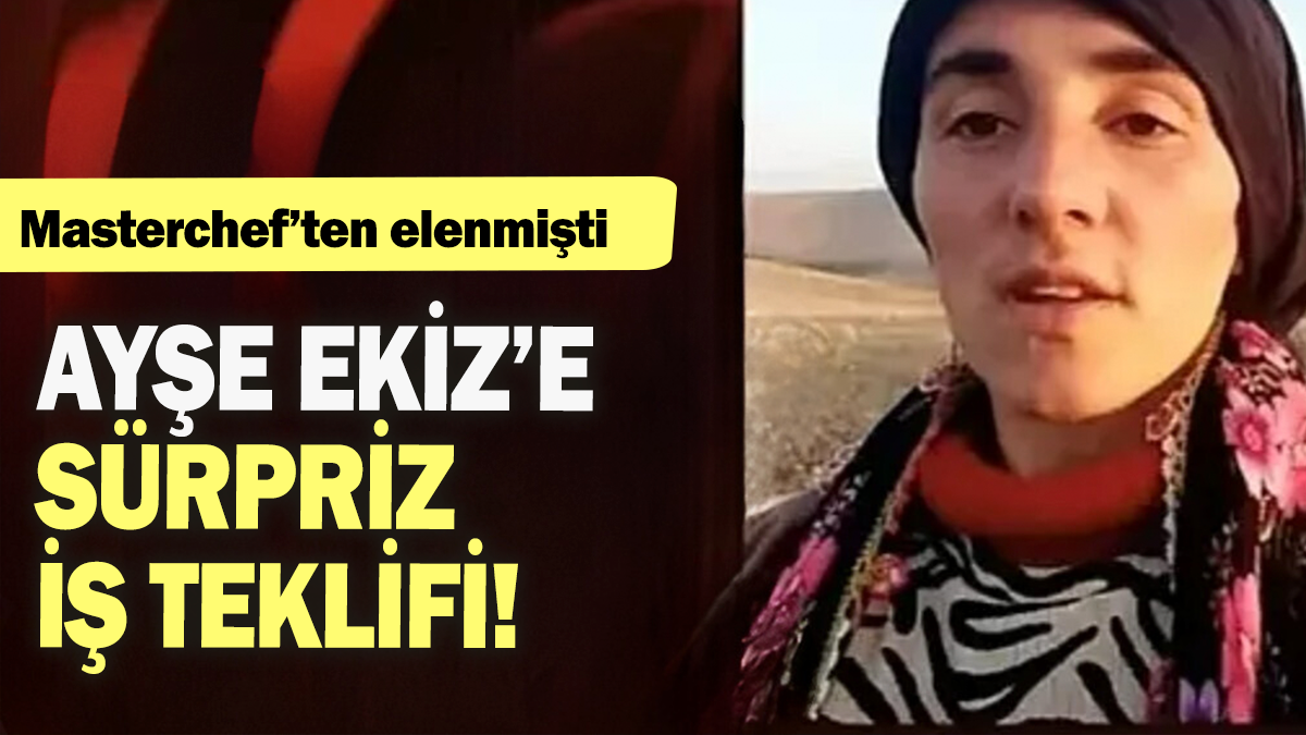 Ayşe Ekiz'e sürpriz iş teklifi:  MasterChef'ten elenmişti..