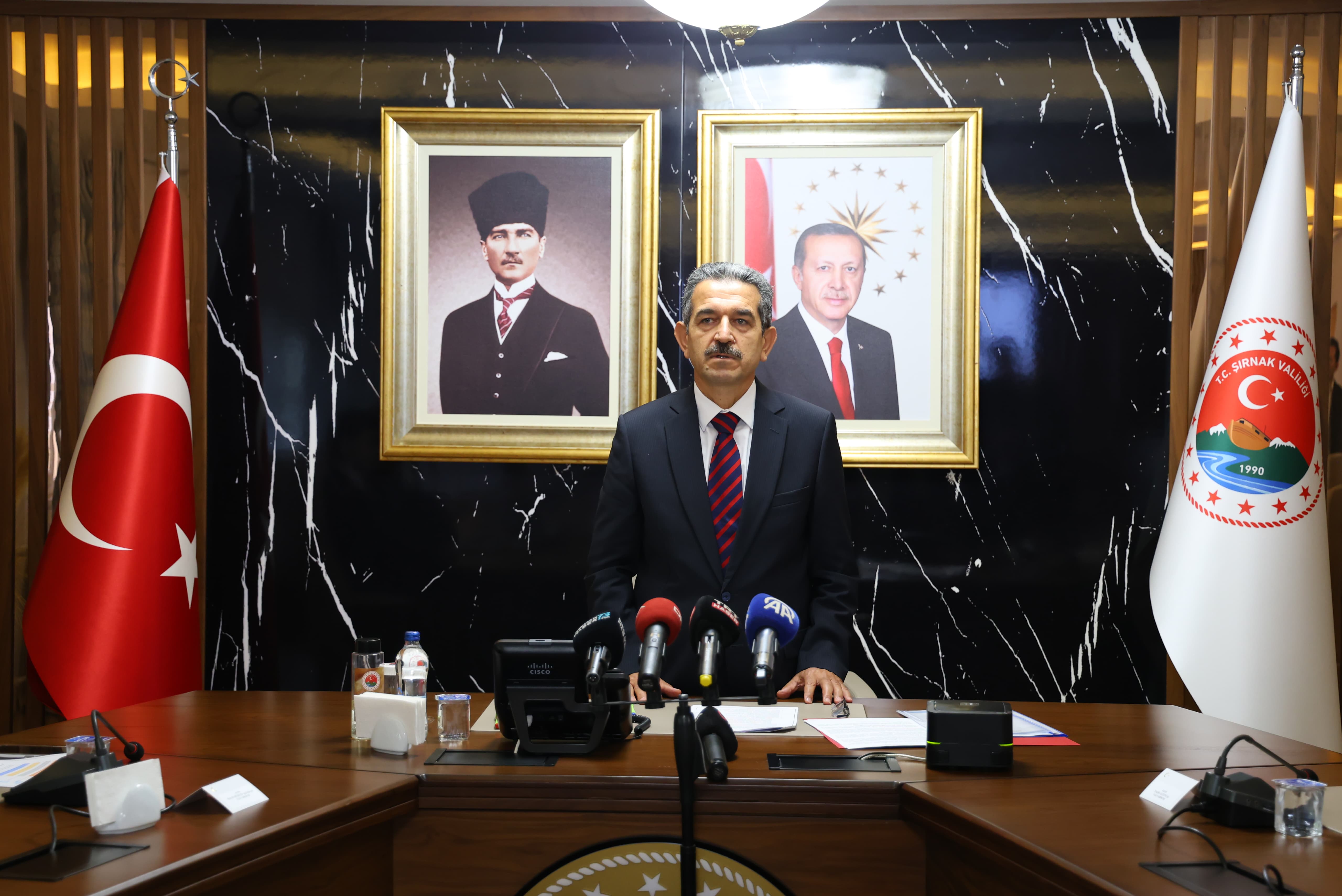 Şırnak'ta "İl Afet Risk Azaltma Planı Toplantısı" düzenlendi