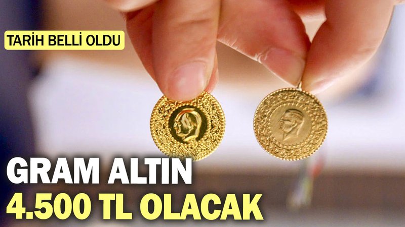 Gram altın 4.500 TL olacak! Tarih belli oldu
