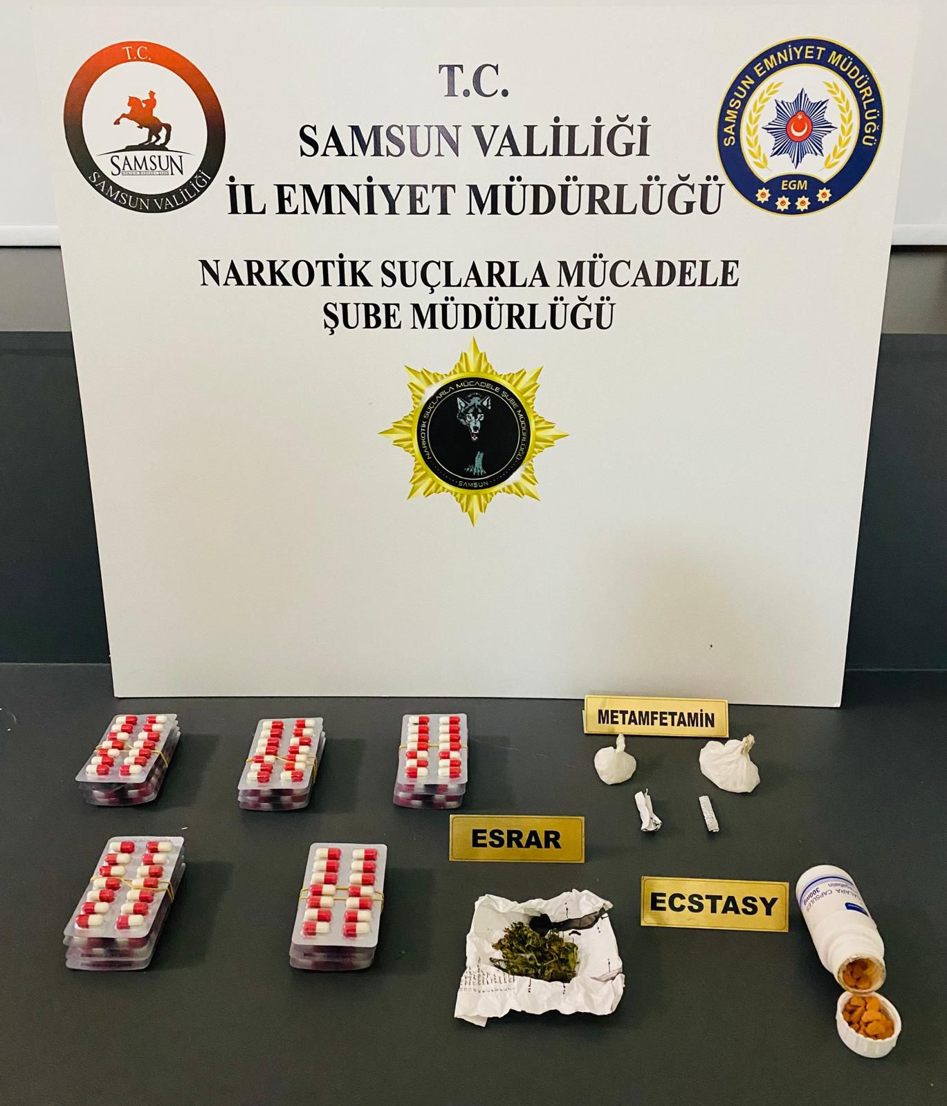 Samsun'da 6 zehir taciri yakalandı