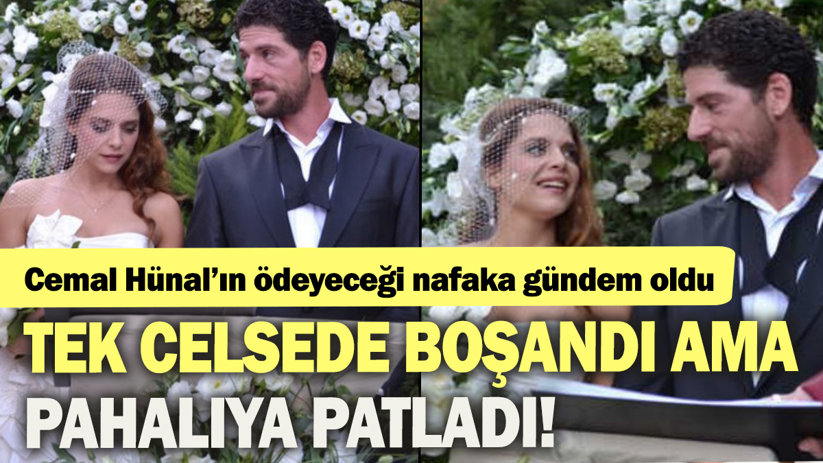 Cemal Hünal'ın ödeceyecği nafaka miktarı gündem oldu: Tek celsede boşandı ama pahalıya patladı