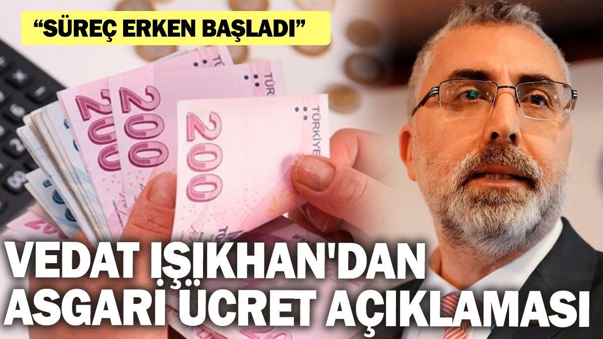 Vedat Işıkhan'dan asgari ücret açıklaması: "Süreç erken başladı"