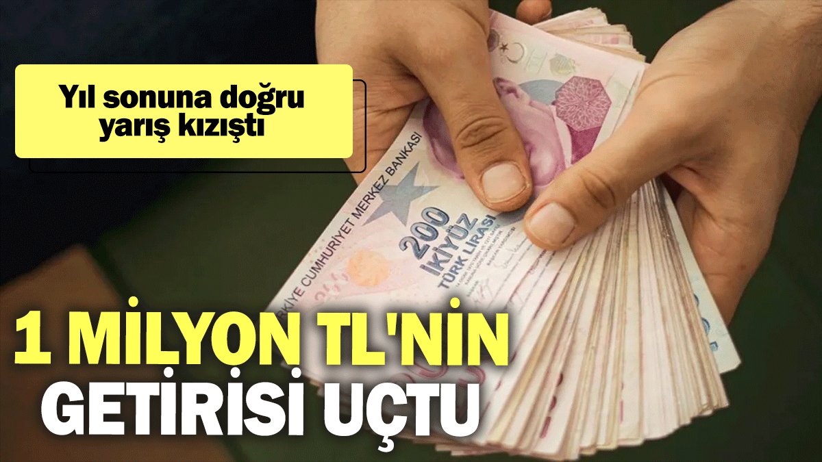 Yıl sonuna doğru yarış kızıştı: 1 milyon TL'nin getirisi uçtu