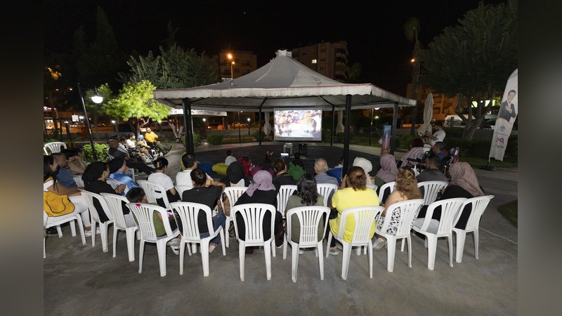 Engelsiz Yaşam Parkı'nda sinema keyfi