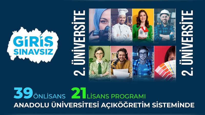 Anadolu Üniversitesi ikinci üniversite kayıt tarihleri uzatıldı