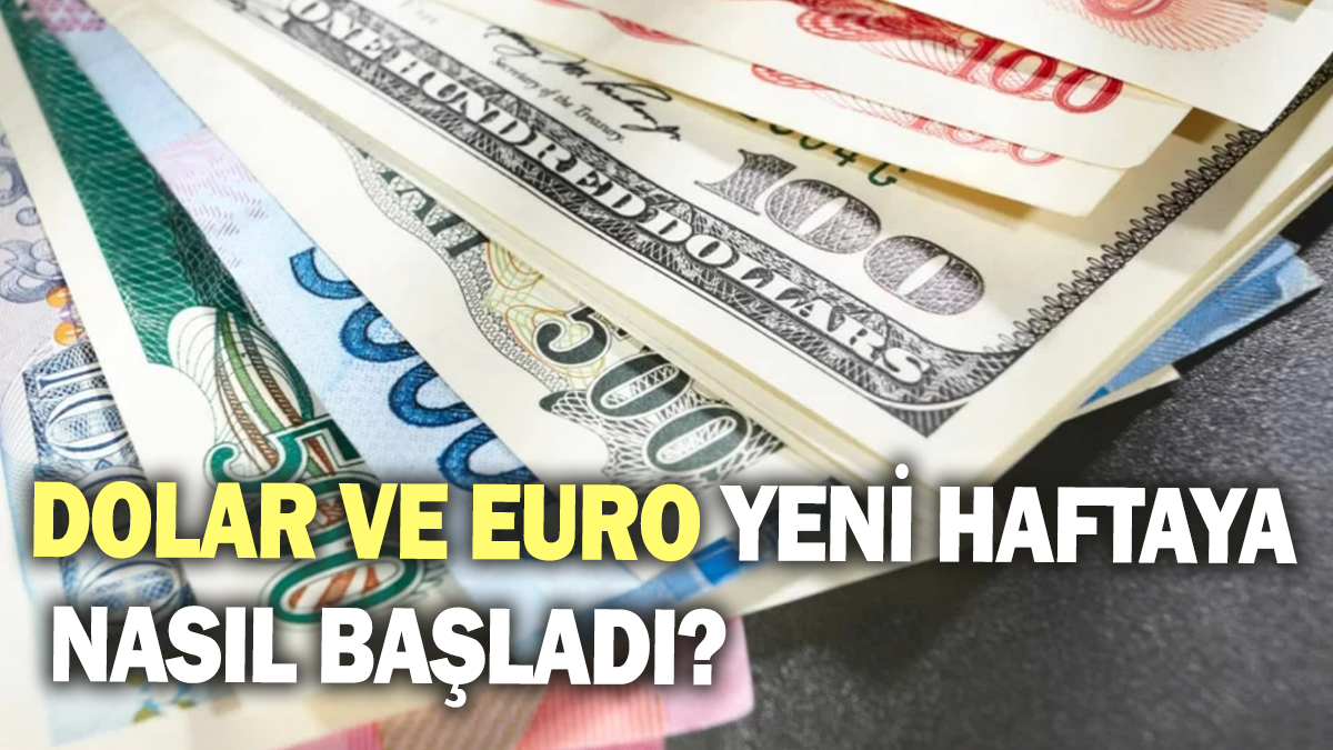 Dolar ve Euro yeni haftaya nasıl başladı?