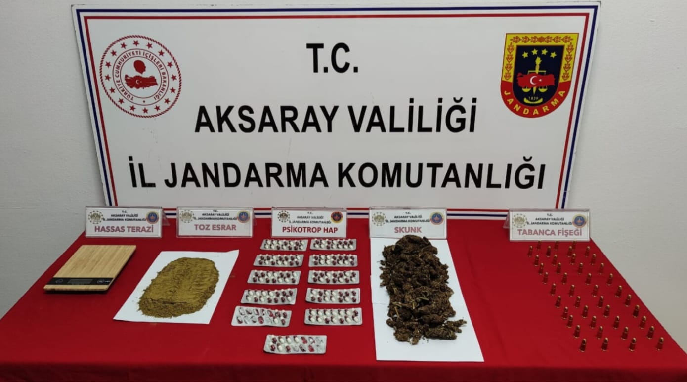 Aksaray'da uyuşturucu operasyonu: 2 tutuklama
