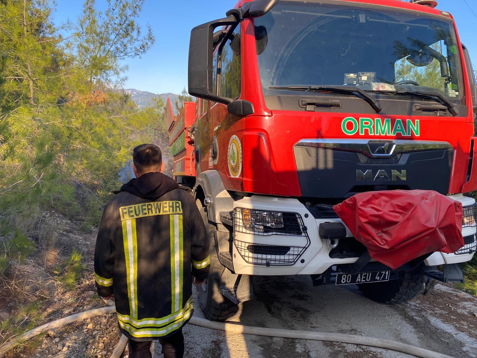 Osmaniye'deki orman yangını söndürüldü