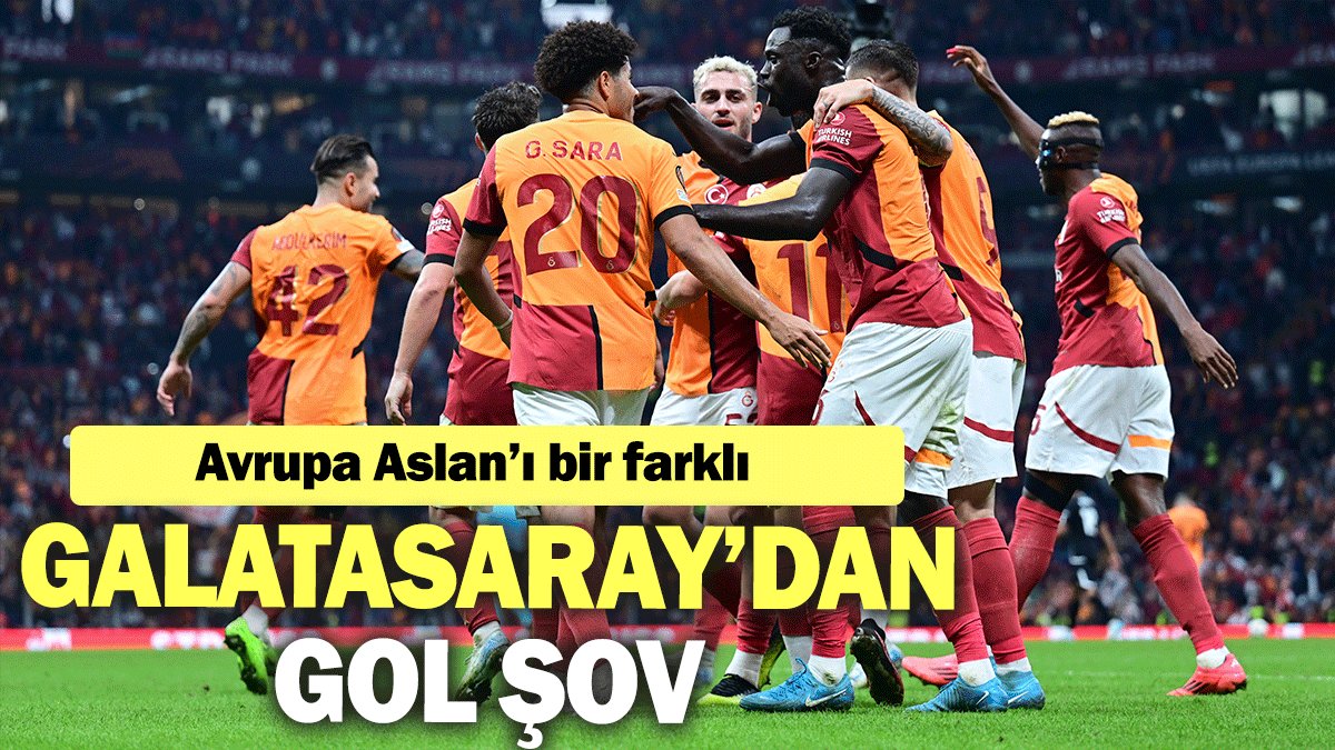 Avrupa sahnesinde gol düellosu: Galatasaray 3 puana uzandı