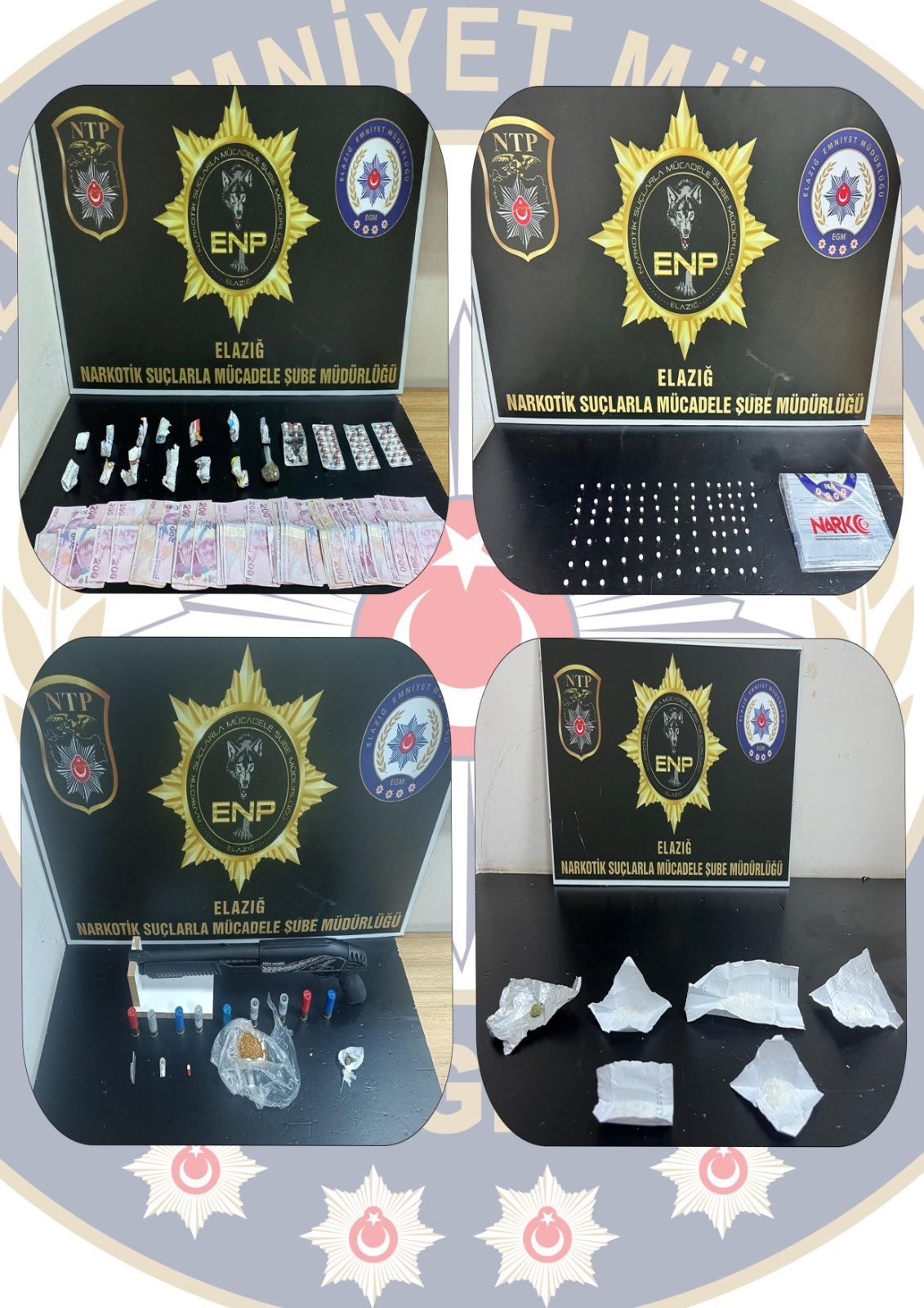 Elazığ’da sokak satıcılarına operasyon: 5 tutuklama