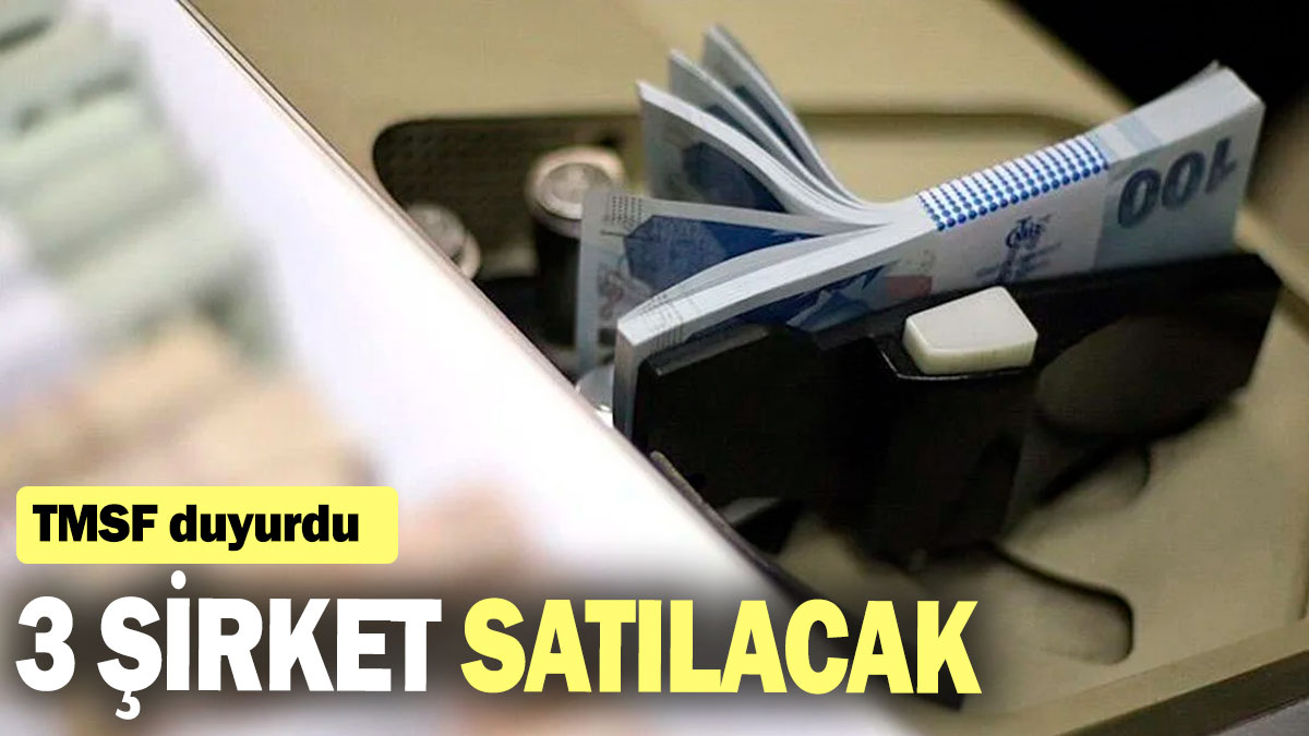 TMSF duyurdu: 3 şirket satılacak