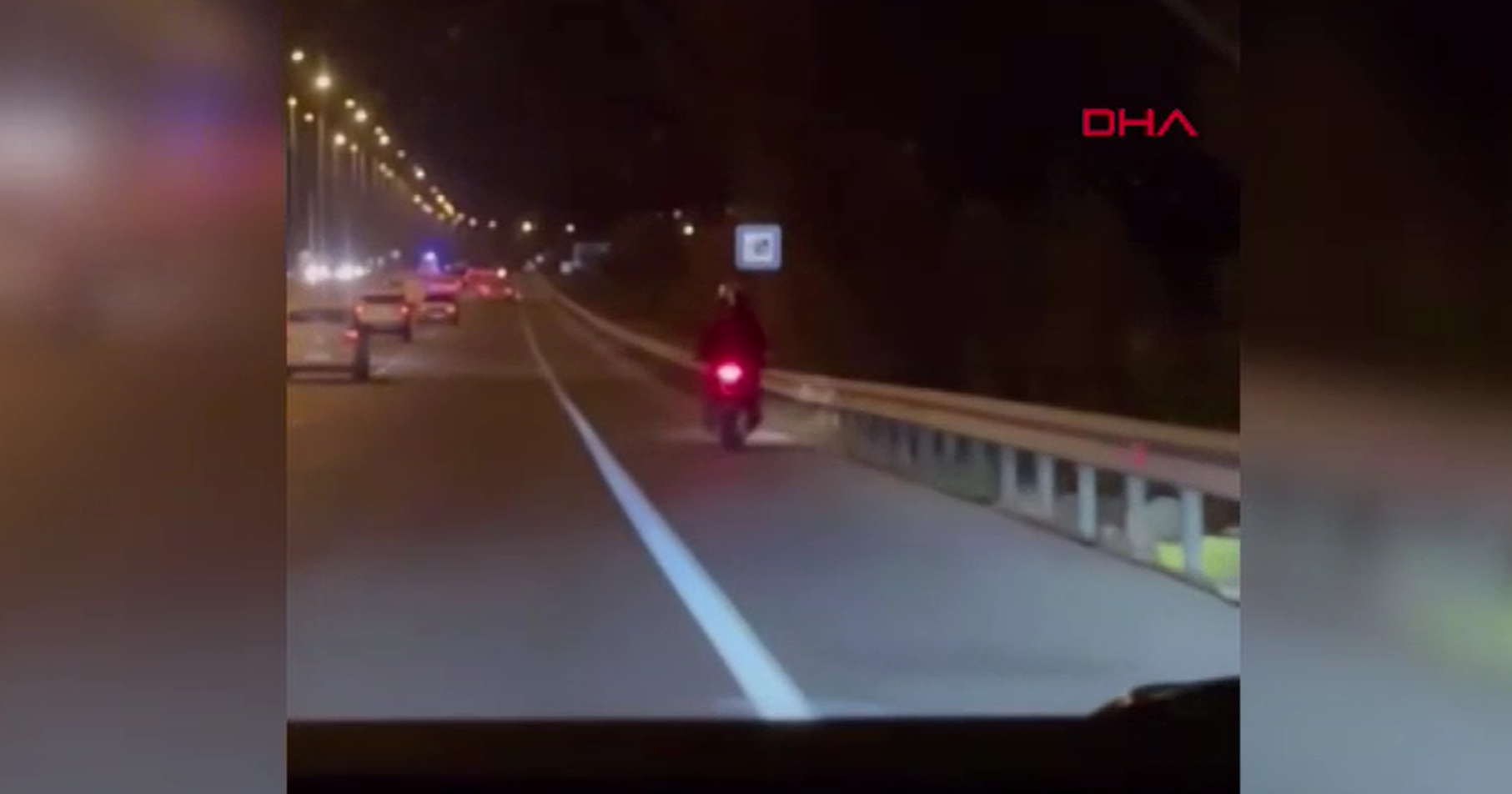 Motosikletli bariyerlere çarptı (31.10.2024)