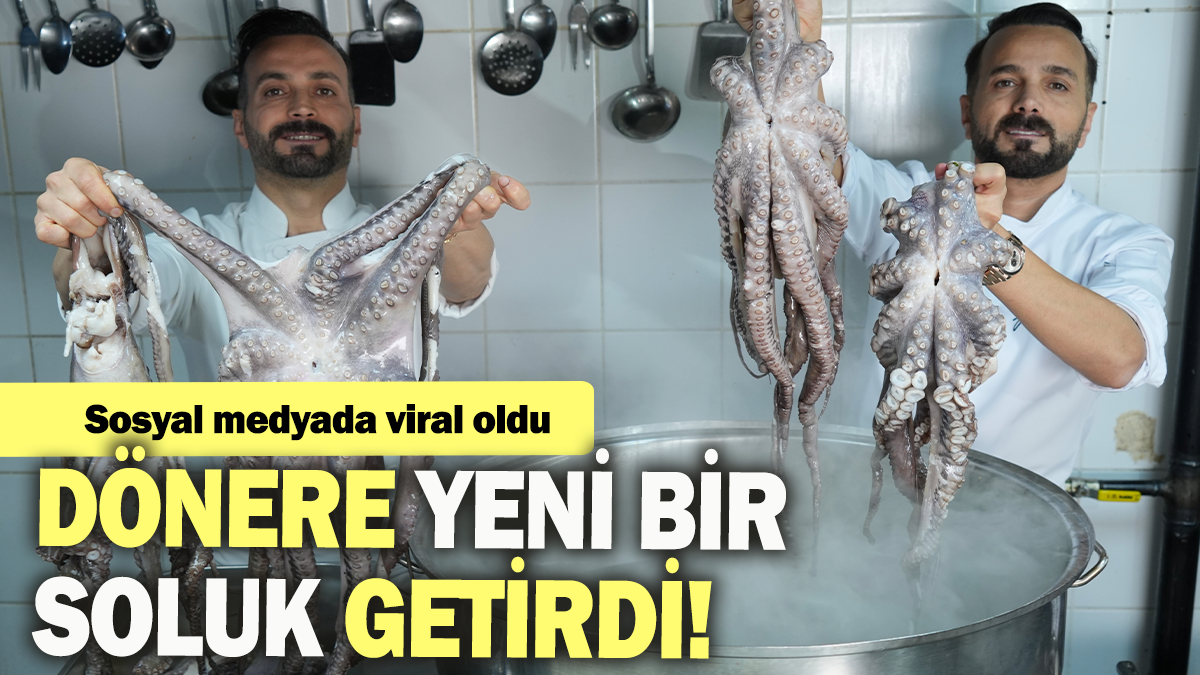 Dönere yeni bir soluk getirdi: Sosyal medyada viral oldu