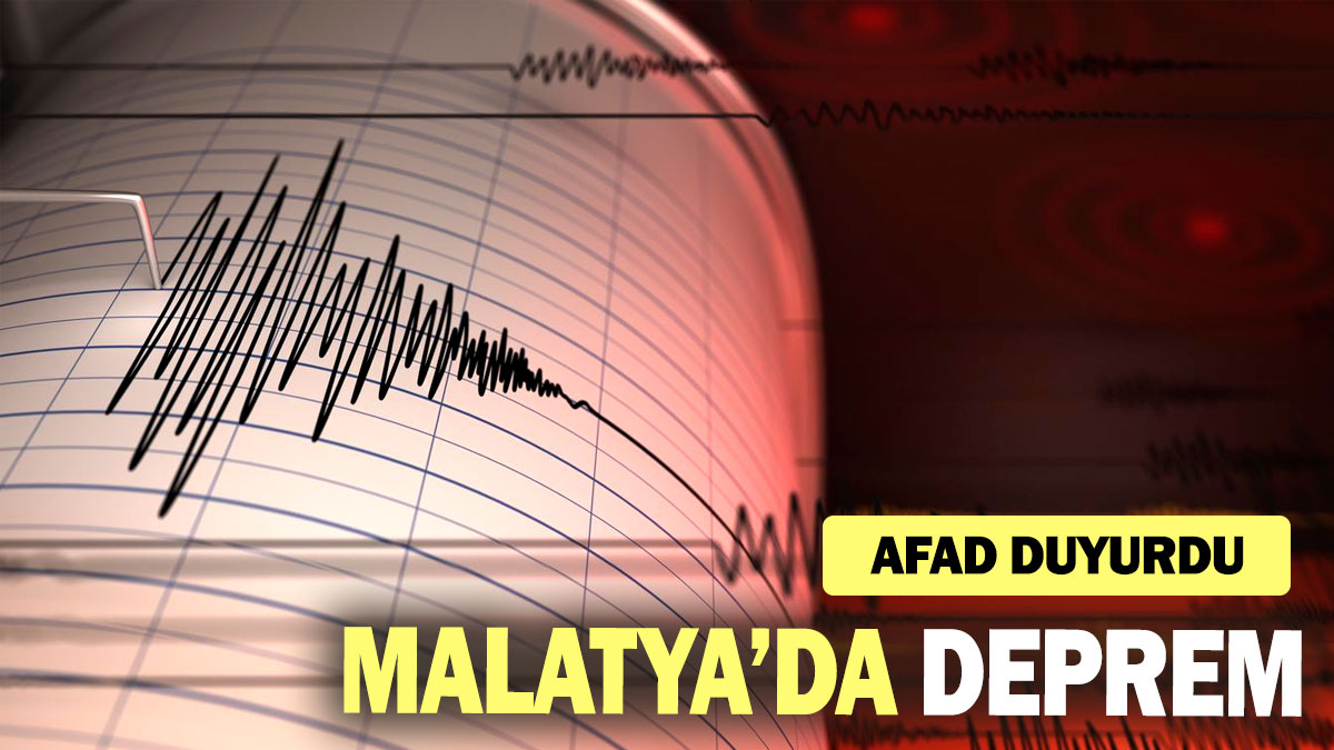 Malatya'da gece yarısı deprem (3.11.2024)