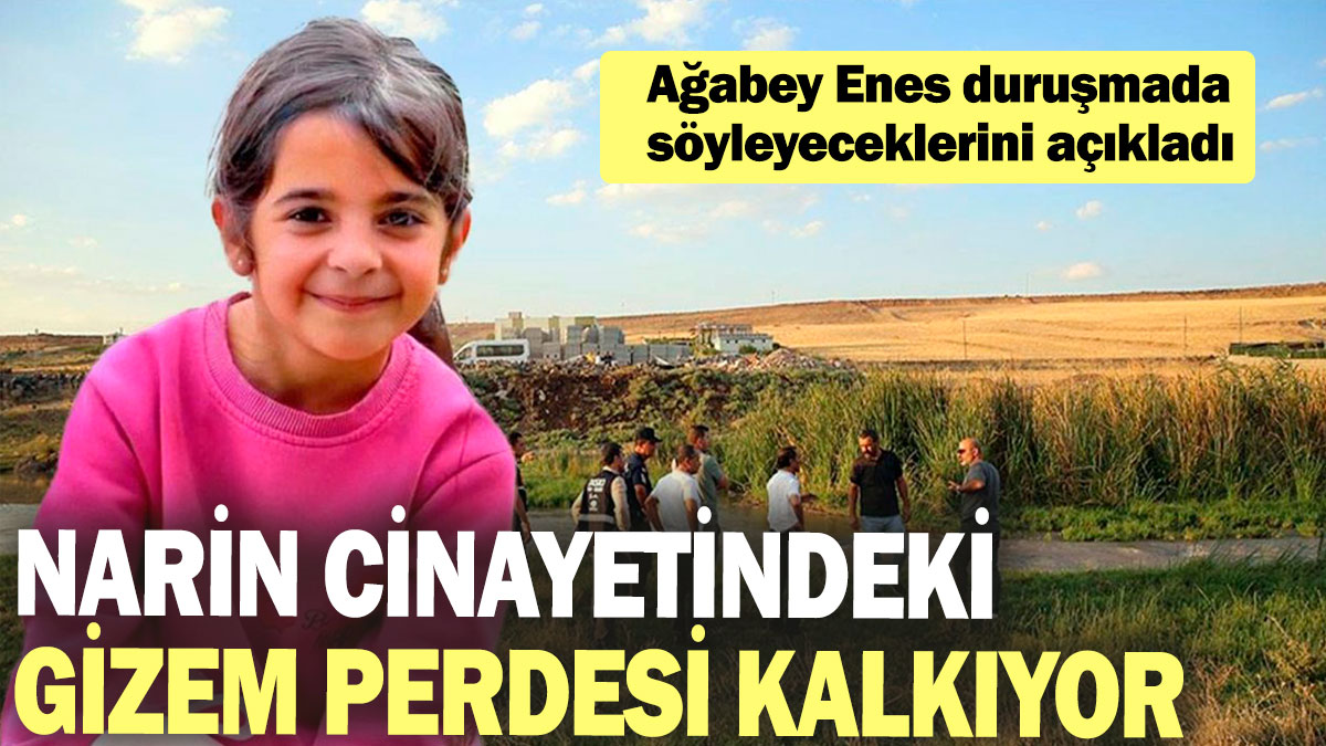 Narin Güran cinayetindeki gizem perdesi kalkıyor: Ağabey Enes duruşmada söyleyeceklerini açıkladı