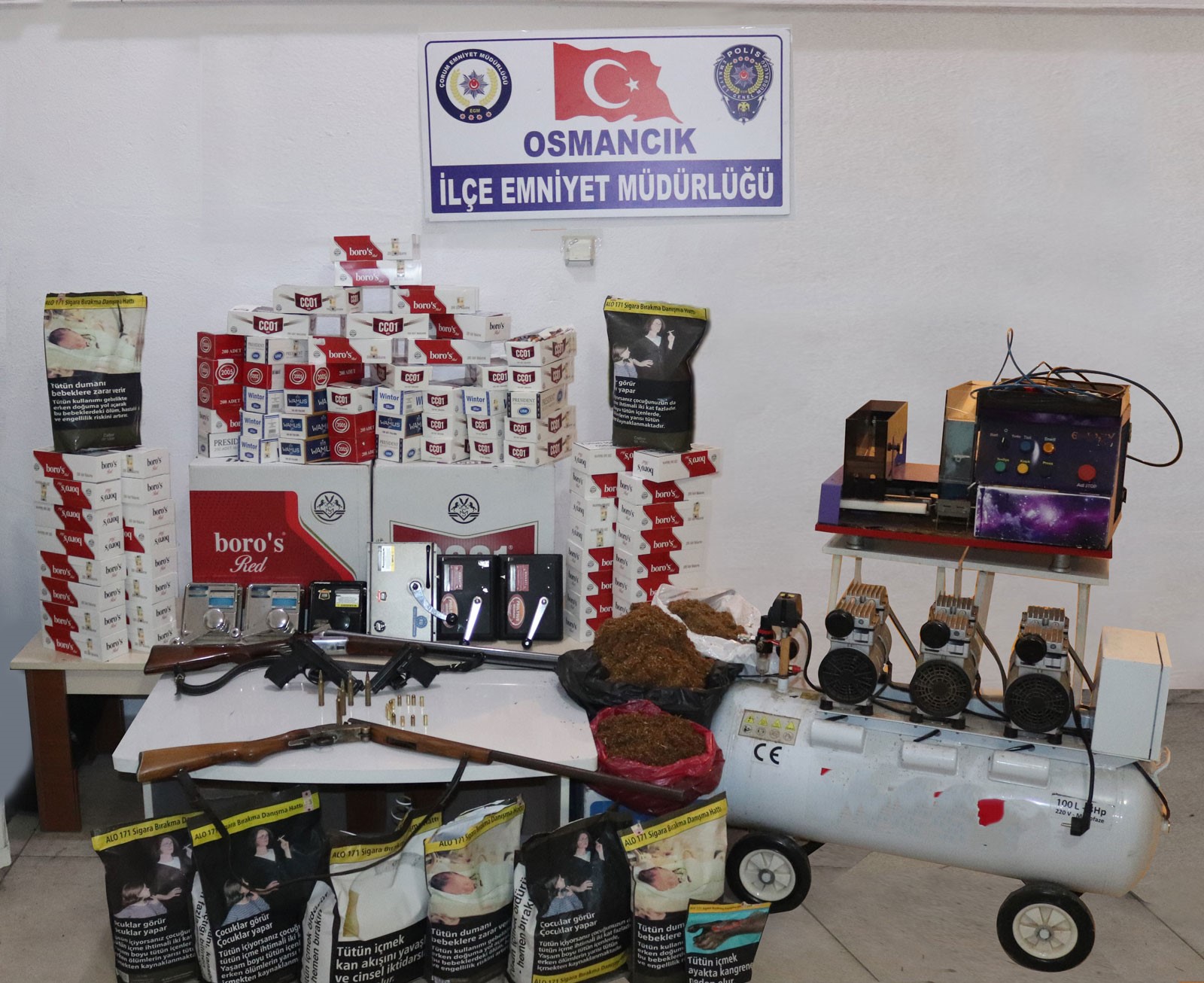 Sigara kaçakçılığı yapan şahısları CİMER ihbarı ele verdi