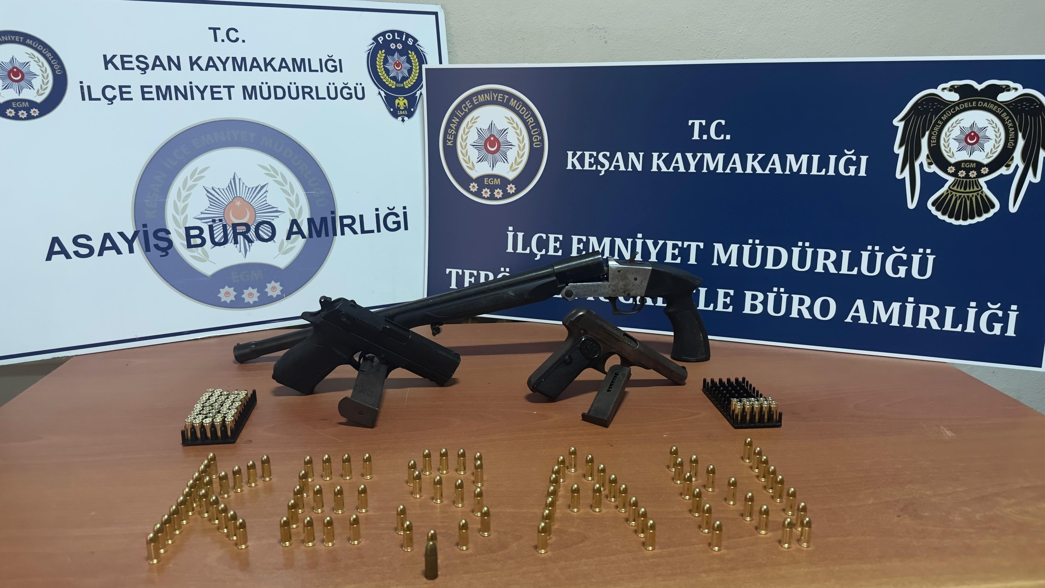 Keşan’da hakkında hapis cezası bulunan şüpheli yakalandı