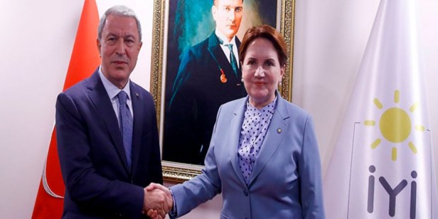 Bakan Akar'dan İYİ Parti'ye ziyaret